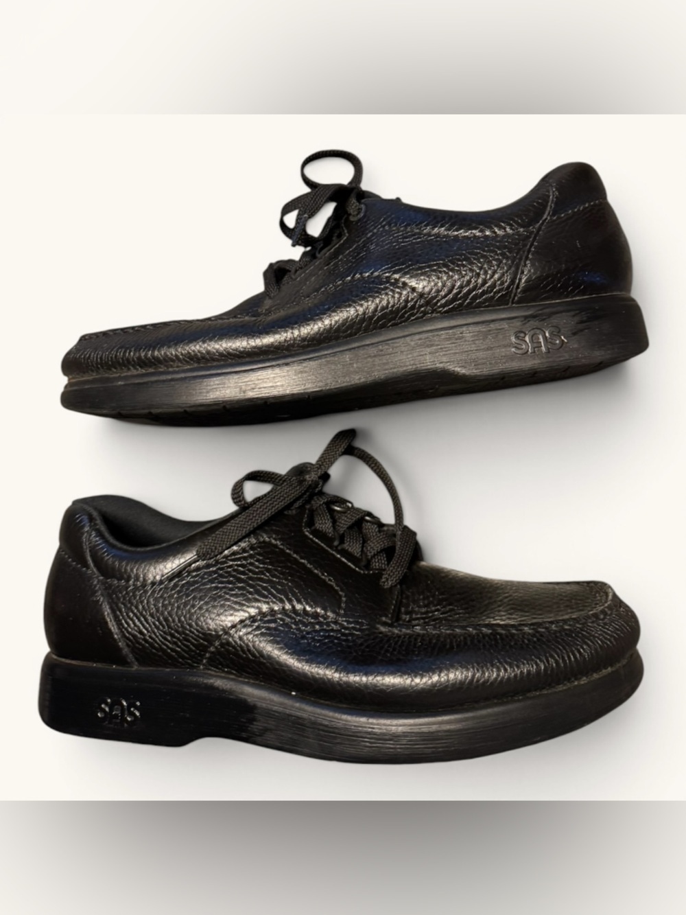 SAS Men's Bout Time lace-up loafers. These are handcrafted walking shoe Size 10